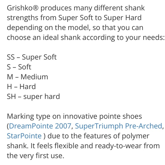 Grishko Pointe Shoes size: 5 XX H basically new - Picture 6 of 7